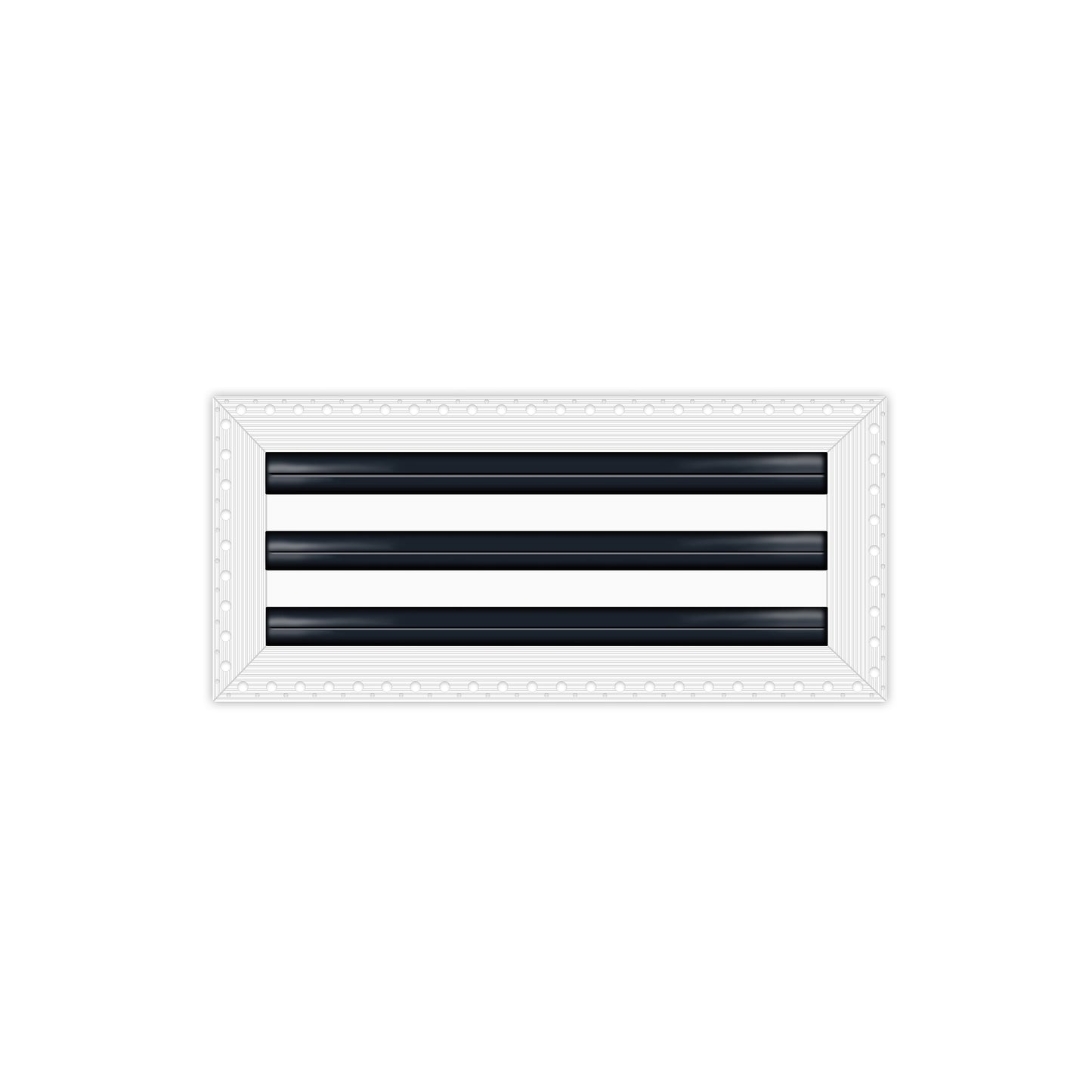 BUILDMART - 12" MUD-IN Linear Slot Diffuser - 3 Slot - Air Vent Cover - Drywall MUD IN White Air Vent - MUD Linear Slot Diffuser - Register Grille for Ceiling and Walls - Texas Buildmart