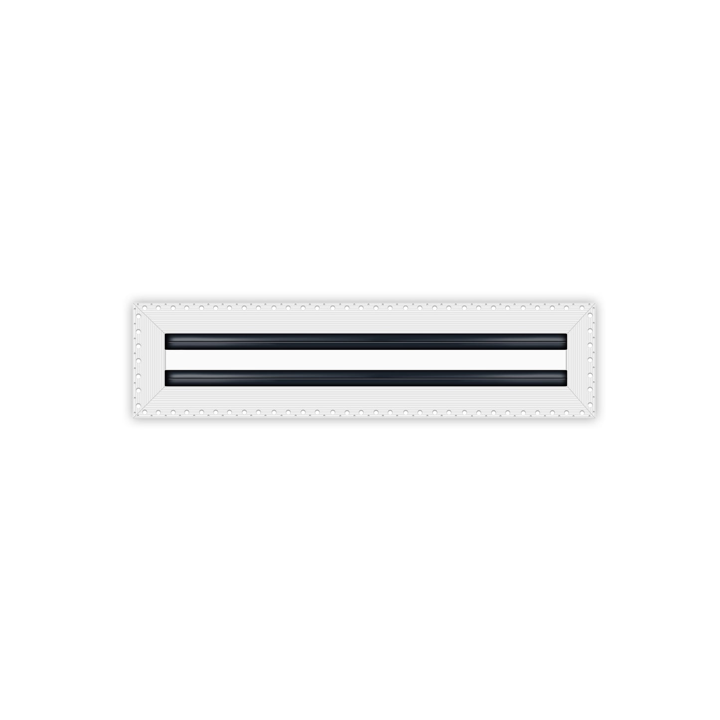 BUILDMART - 16x4 MUD-IN Air Vent Cover - Drywall MUD IN White Air Vent - MUD Linear Slot Diffuser - Register Grille for Ceiling and Walls - Texas Buildmart