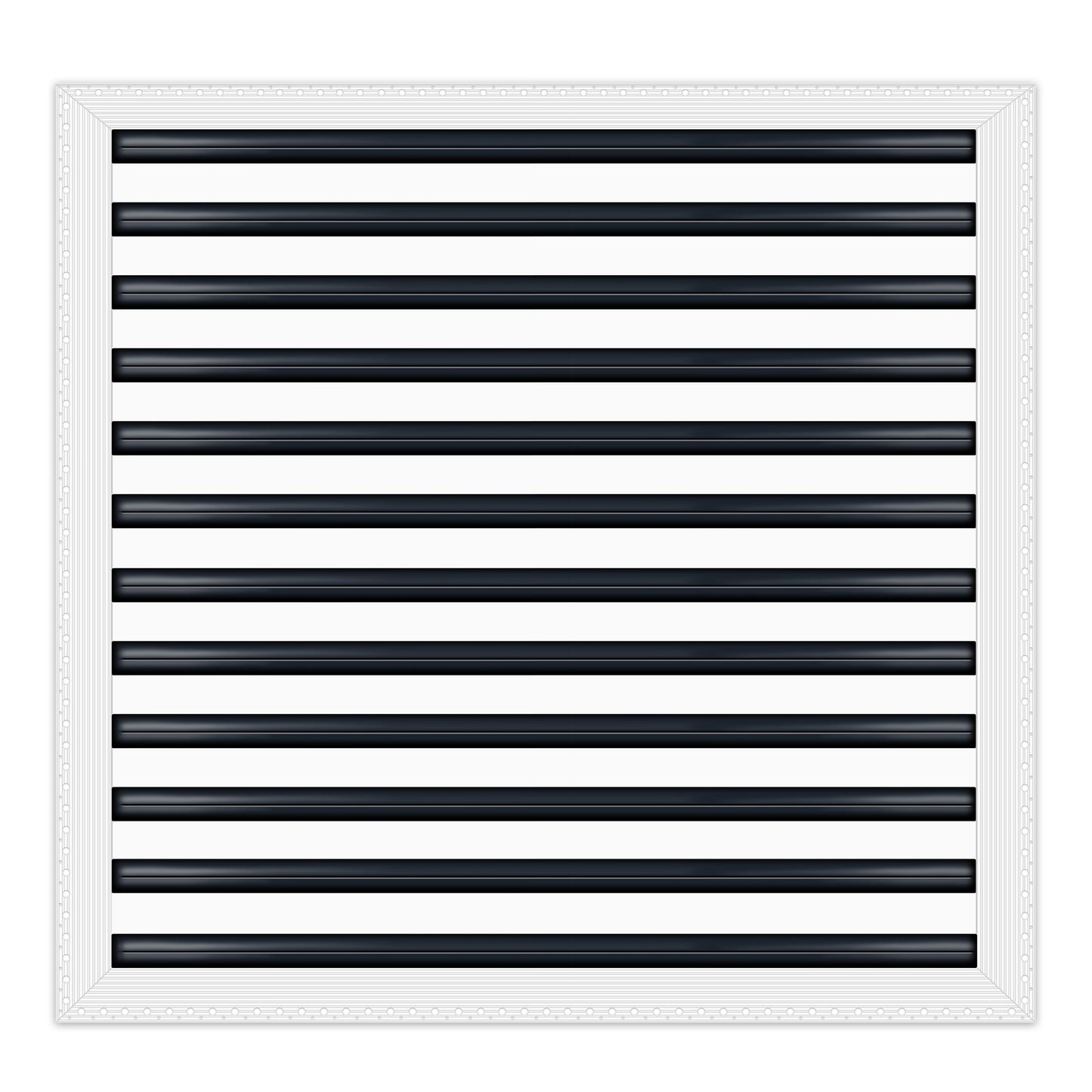 BUILDMART - 24" MUD-IN Air Vent Cover - Drywall MUD IN White Air Vent - MUD Linear Slot Diffuser - Register Grille for Ceiling and Walls - Texas Buildmart