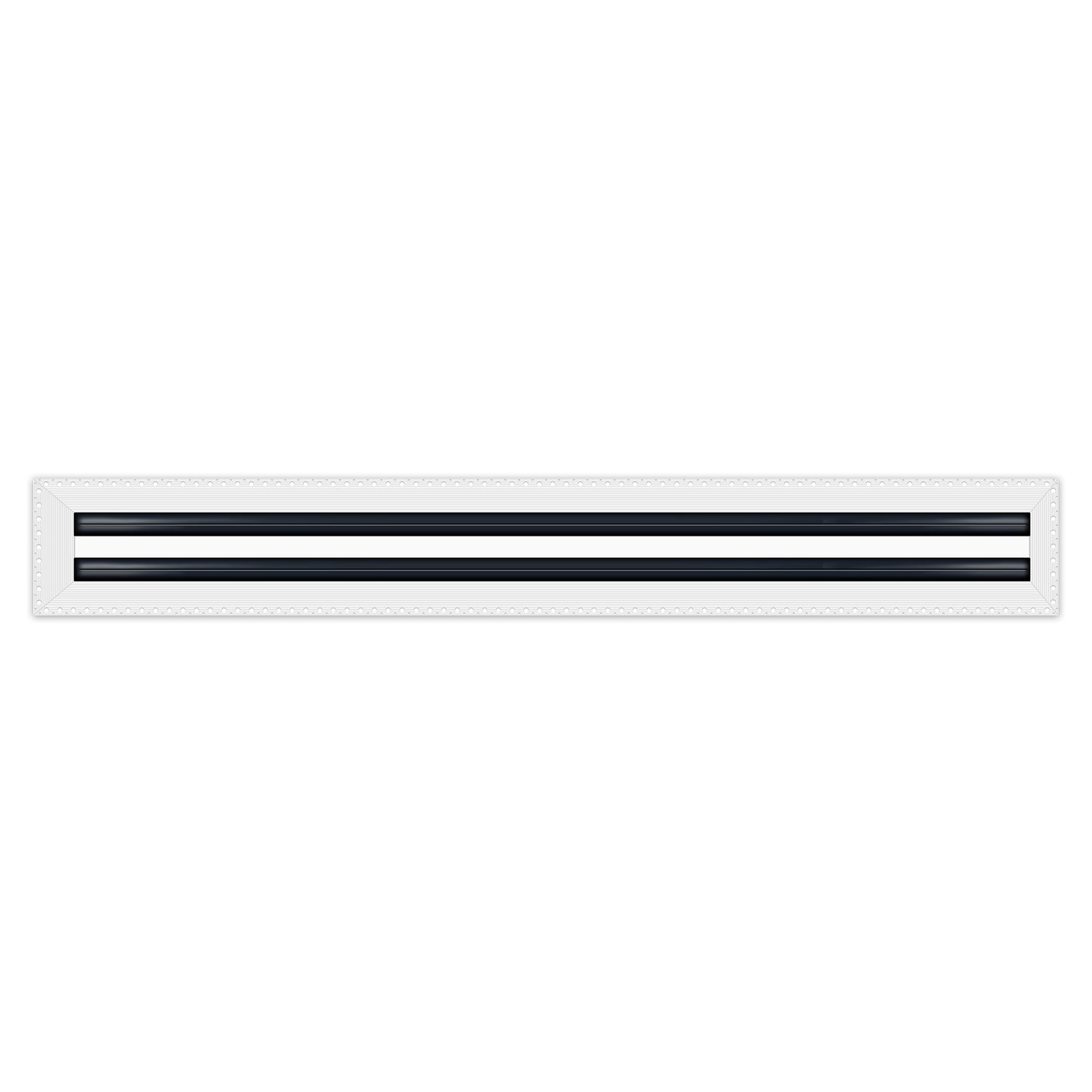 BUILDMART - 4" MUD-IN Air Vent Cover - Drywall MUD IN White Air Vent - MUD Linear Slot Diffuser - Register Grille for Ceiling and Walls - Texas Buildmart