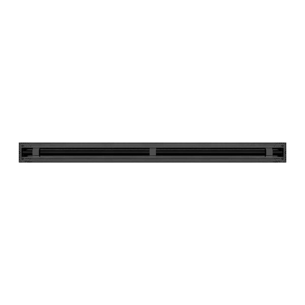 BUILDMART - 36" Linear Slot Diffuser - 1 Slot - Single Slot - Black Decorative Air Vent - Modern AC Vent Cover for Ceiling, Walls & Floors - Texas Buildmart