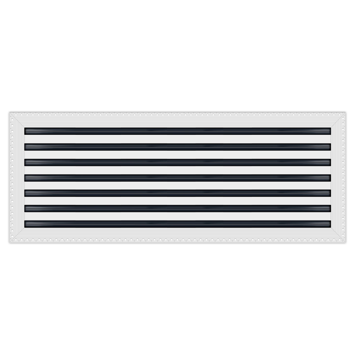BUILDMART - 14" MUD-IN Air Vent Cover - Drywall MUD IN White Air Vent - MUD Linear Slot Diffuser - Register Grille for Ceiling and Walls - Texas Buildmart