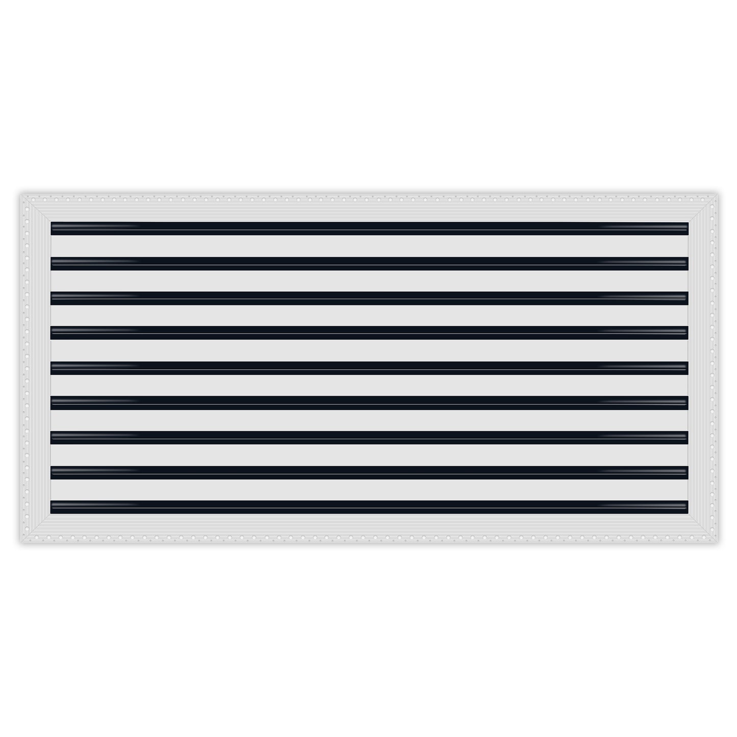 BUILDMART - 18" MUD-IN Air Vent Cover - Drywall MUD IN White Air Vent - MUD Linear Slot Diffuser - Register Grille for Ceiling and Walls - Texas Buildmart