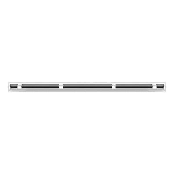 BUILDMART - 48" White Linear Slot Diffuser - 1 Slot - Single Slot - Decorative Air Vent - Modern AC Vent Cover for Ceiling, Walls & Floors - Texas Buildmart