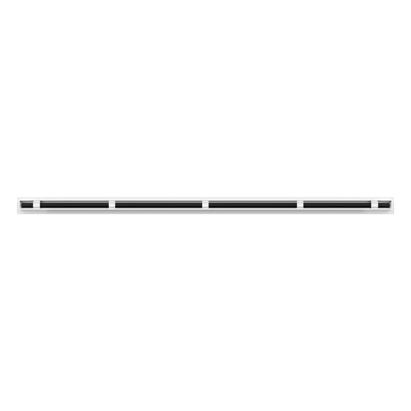 BUILDMART - 72" White Linear Slot Diffuser - 1 Slot - Single Slot - Decorative Air Vent - Modern AC Vent Cover for Ceiling, Walls & Floors - Texas Buildmart