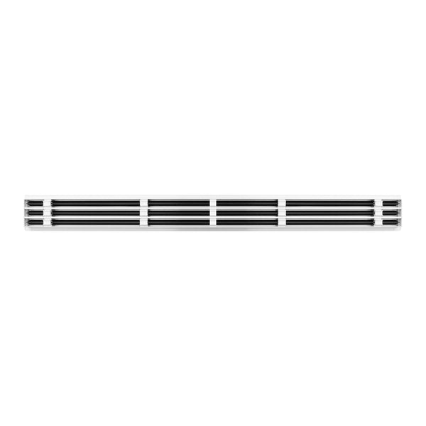BUILDMART - 72" White Linear Slot Diffuser - 3 Slot - Triple Slot - Decorative Air Vent - Modern AC Vent Cover for Ceiling, Walls & Floors - Texas Buildmart