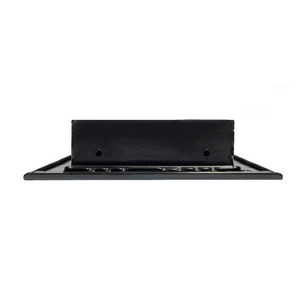 BUILDMART - 12" Linear Slot Diffuser - 3 Slot - Triple Slot - Black Decorative Air Vent - Modern AC Vent Cover for Ceiling, Walls & Floors - Texas Buildmart