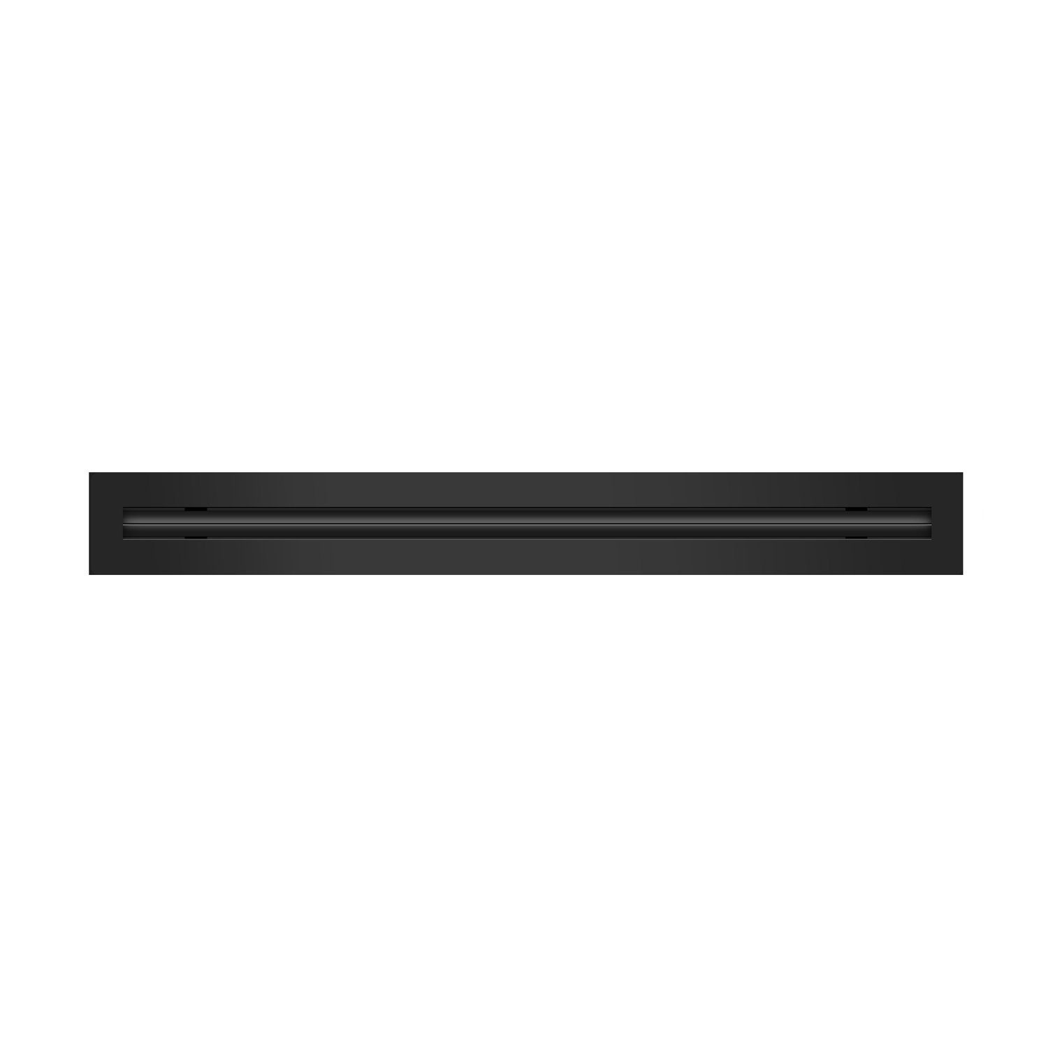1 Slot - Single Slot - Linear Slot Diffusers - Black