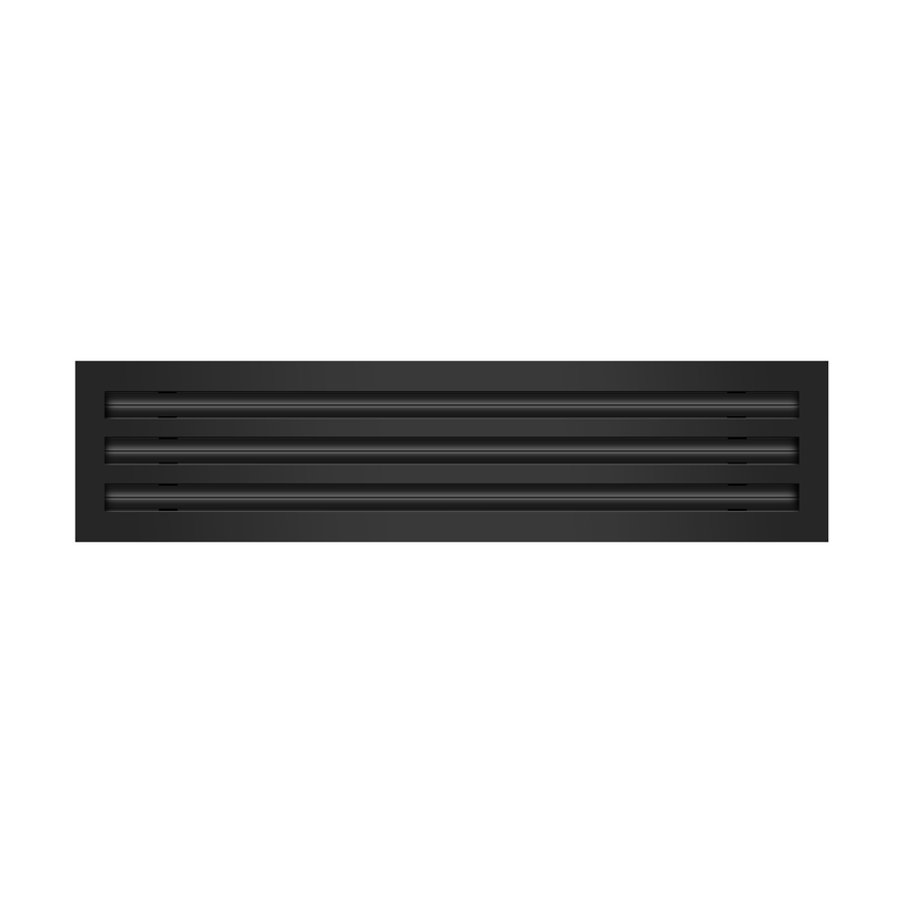 3 Slot - Triple Slot - Linear Slot Diffusers - Black