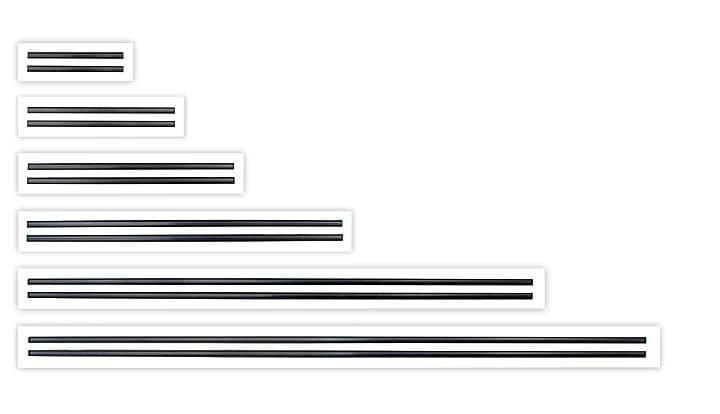 2 Slot - Single Slot - Linear Slot Diffusers - White