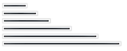 1 Slot - Single Slot - Linear Slot Diffusers - White