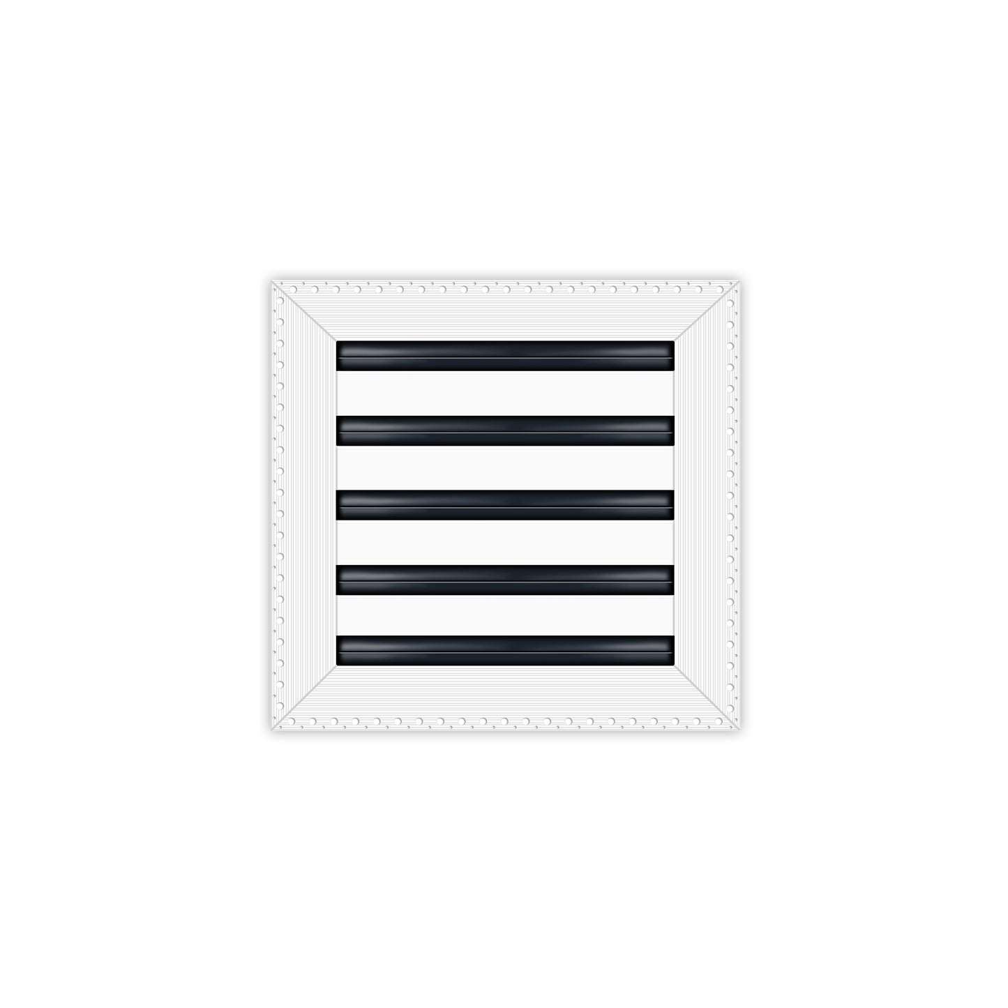 BUILDMART - 10x10 MUD-IN Air Vent Cover - Drywall MUD IN White Air Vent - MUD Linear Slot Diffuser - Register Grille for Ceiling and Walls - Texas Buildmart