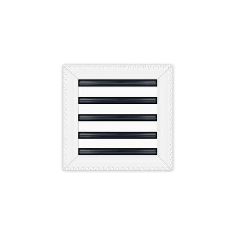 BUILDMART - 10x10 Mud In Air Vent Cover - Drywall Mud-in White Air Vent - Mud Linear Slot Diffuser - Register Grille for Ceiling and Walls - Texas Buildmart