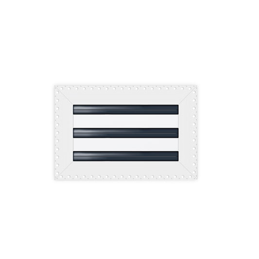 BUILDMART - 10x6 MUD-IN Air Vent Cover - Drywall MUD IN White Air Vent - MUD Linear Slot Diffuser - Register Grille for Ceiling and Walls - Texas Buildmart