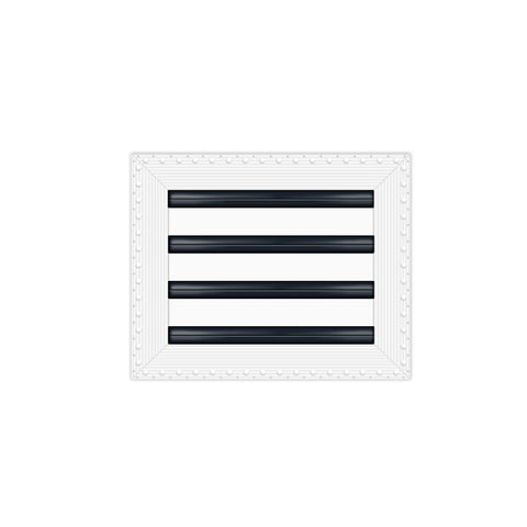 BUILDMART - 10x8 Mud In Air Vent Cover - Drywall Mud-in White Air Vent - Mud Linear Slot Diffuser - Register Grille for Ceiling and Walls - Texas Buildmart