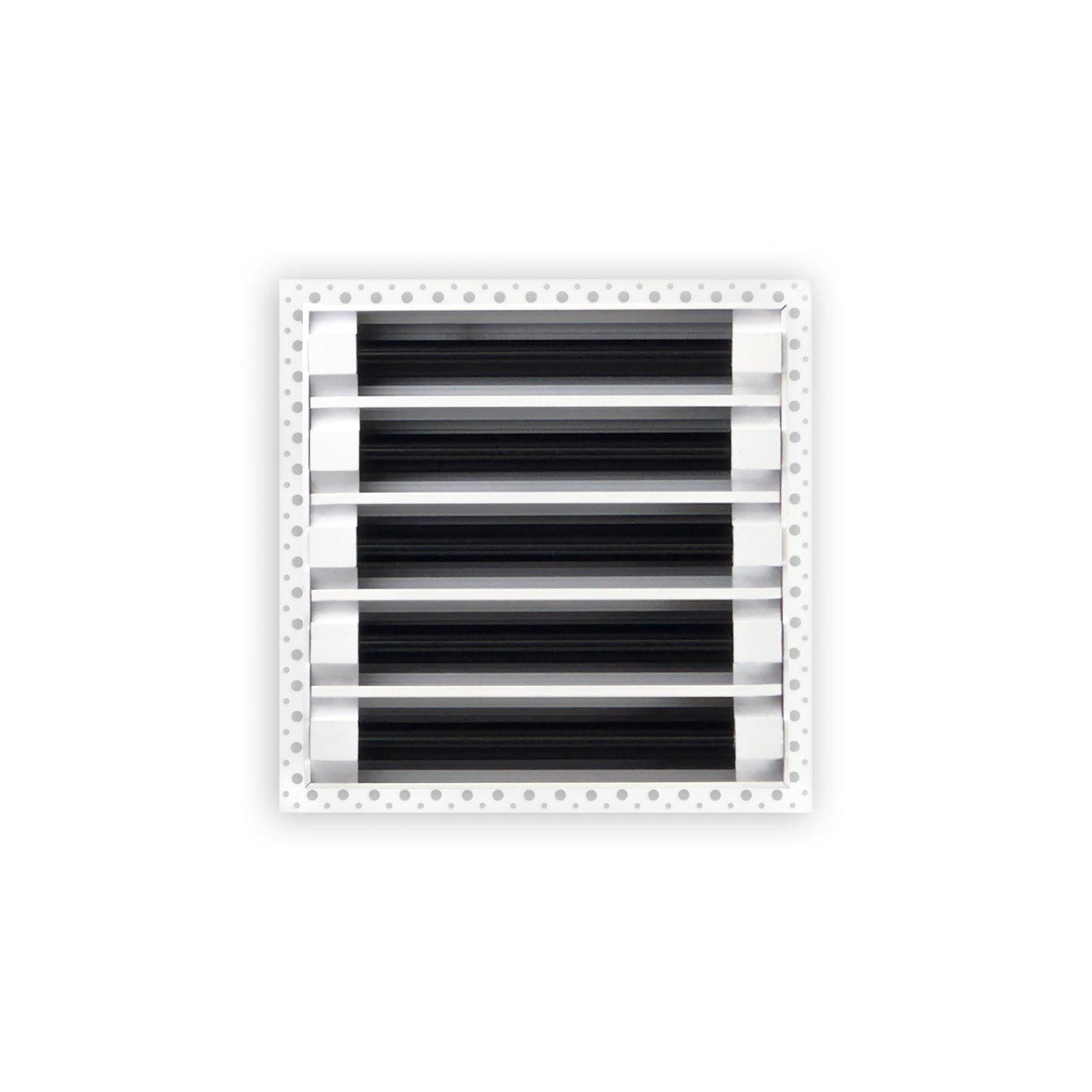 BUILDMART - 10x10 MUD-IN Air Vent Cover - Drywall MUD IN White Air Vent - MUD Linear Slot Diffuser - Register Grille for Ceiling and Walls - Texas Buildmart