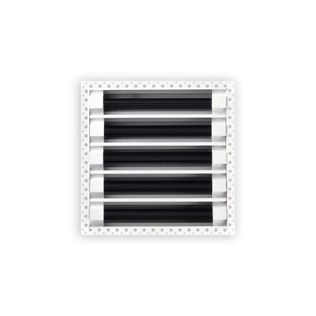 BUILDMART - 24x14 Black Modern AC Vent Cover - Decorative Air Vent - S