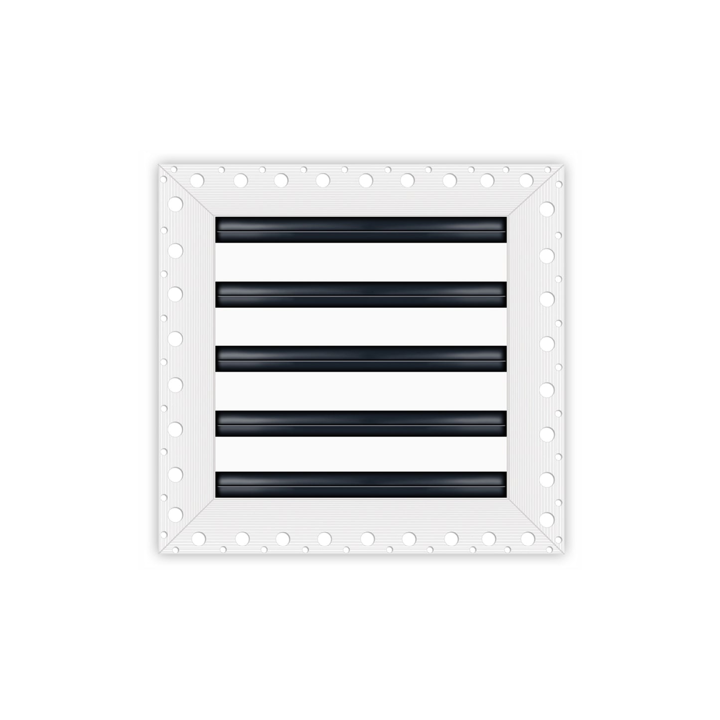 BUILDMART - 10" MUD-IN Air Vent Cover - Drywall MUD IN White Air Vent - MUD Linear Slot Diffuser - Register Grille for Ceiling and Walls - Texas Buildmart