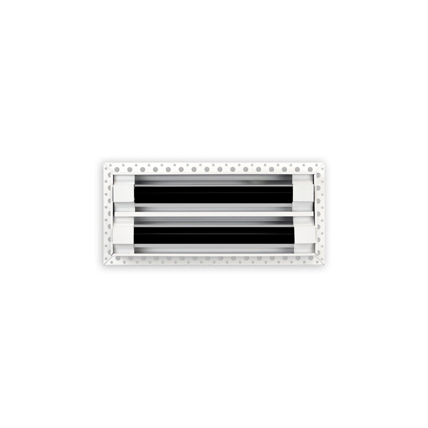 BUILDMART - 10x4 MUD-IN Air Vent Cover - Drywall MUD IN White Air Vent - MUD Linear Slot Diffuser - Register Grille for Ceiling and Walls - Texas Buildmart