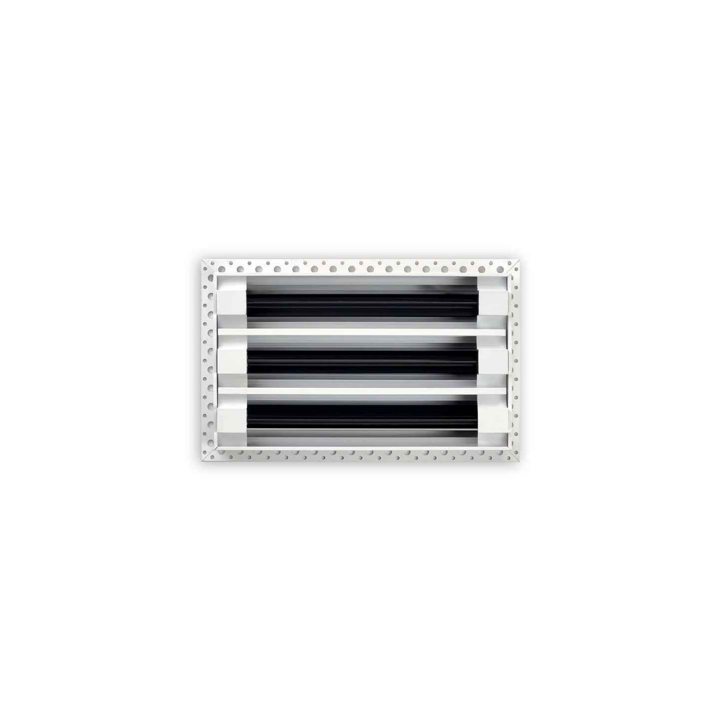 BUILDMART - 10x6 MUD-IN Air Vent Cover - Drywall MUD IN White Air Vent - MUD Linear Slot Diffuser - Register Grille for Ceiling and Walls - Texas Buildmart