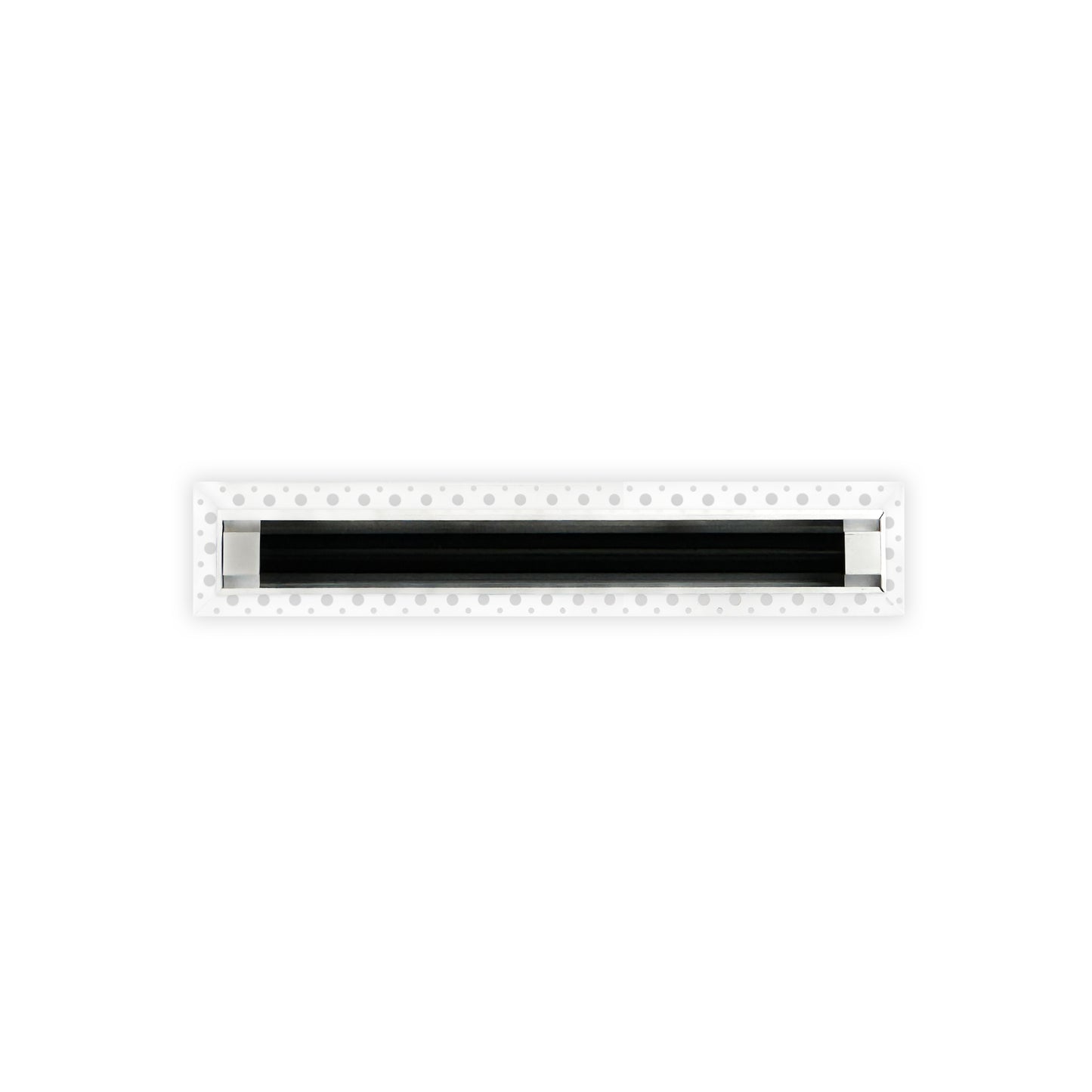 BUILDMART - 12" MUD-IN Linear Slot Diffuser - 1 Slot - Air Vent Cover - Drywall MUD IN White Air Vent - MUD Linear Slot Diffuser - Register Grille for Ceiling and Walls - Texas Buildmart