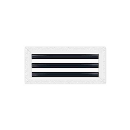 BUILDMART - 12" MUD-IN Linear Slot Diffuser - 3 Slot - Air Vent Cover - Drywall MUD IN White Air Vent - MUD Linear Slot Diffuser - Register Grille for Ceiling and Walls - Texas Buildmart