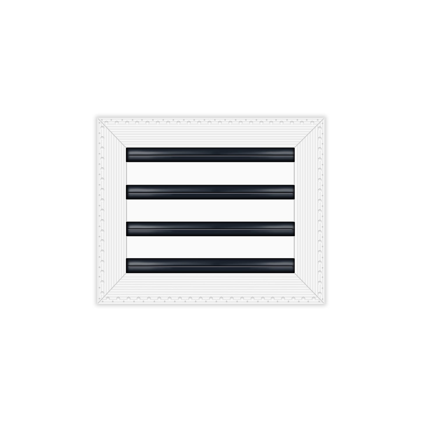 BUILDMART - 12x10 MUD-IN Air Vent Cover - Drywall MUD IN White Air Vent - MUD Linear Slot Diffuser - Register Grille for Ceiling and Walls - Texas Buildmart