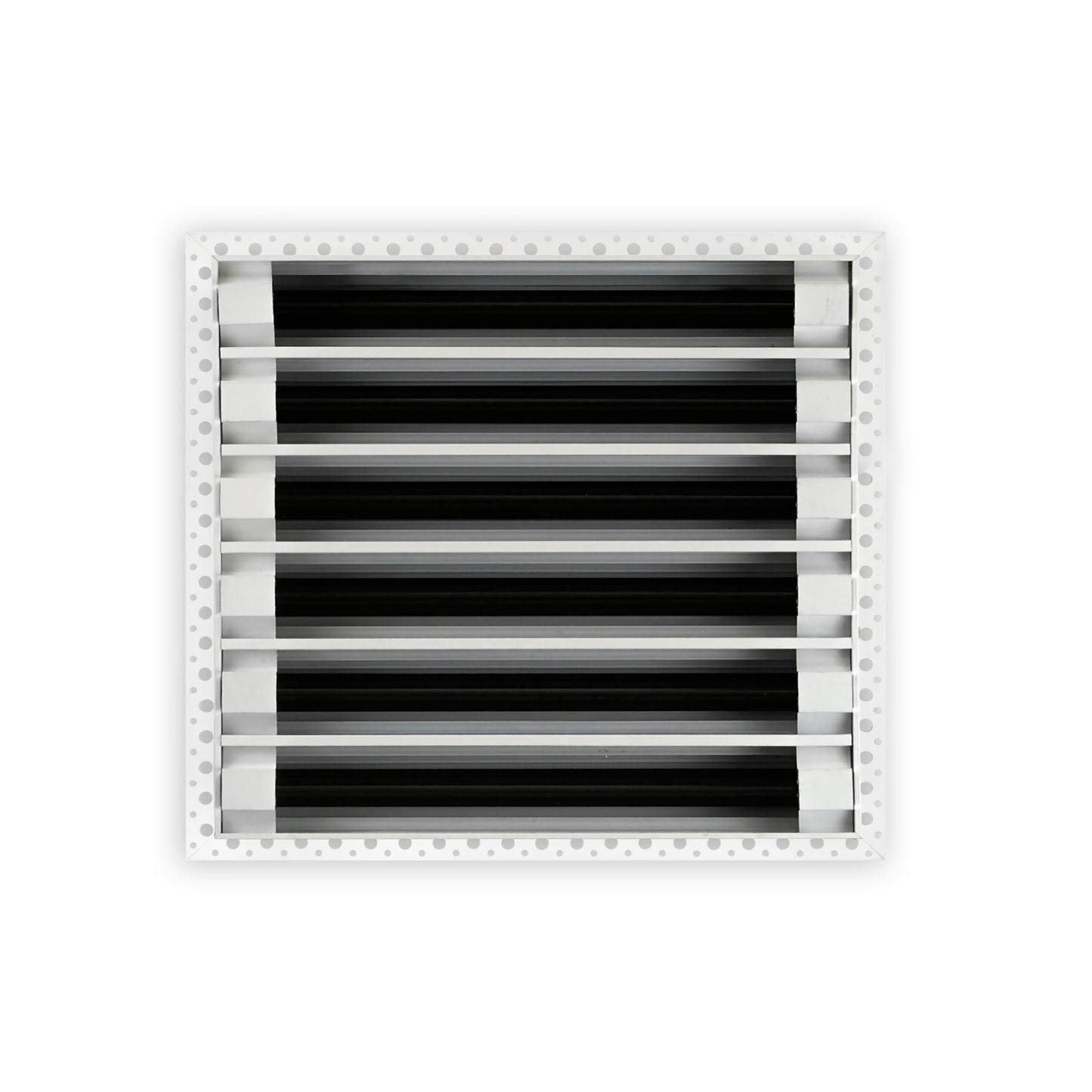 BUILDMART - 12x12 MUD-IN Air Vent Cover - Drywall MUD IN White Air Vent - MUD Linear Slot Diffuser - Register Grille for Ceiling and Walls - Texas Buildmart