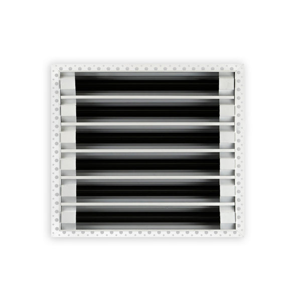 BUILDMART - 12x12 MUD-IN Air Vent Cover - Drywall MUD IN White Air Vent - MUD Linear Slot Diffuser - Register Grille for Ceiling and Walls - Texas Buildmart