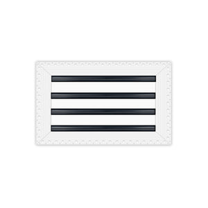 BUILDMART - 12x8 MUD-IN Air Vent Cover - Drywall MUD IN White Air Vent - MUD Linear Slot Diffuser - Register Grille for Ceiling and Walls - Texas Buildmart