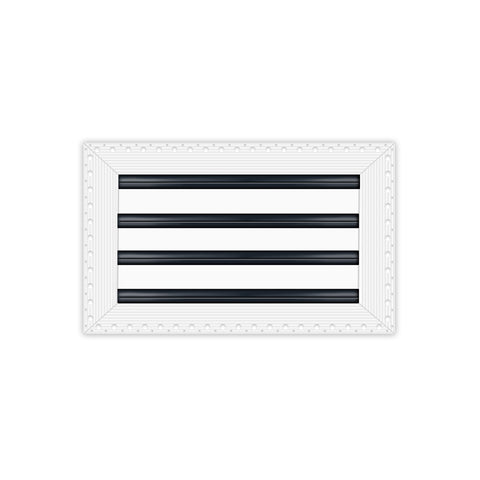 BUILDMART - 12x8 Mud In Air Vent Cover - Drywall Mud-in White Air Vent - Mud Linear Slot Diffuser - Register Grille for Ceiling and Walls - Texas Buildmart