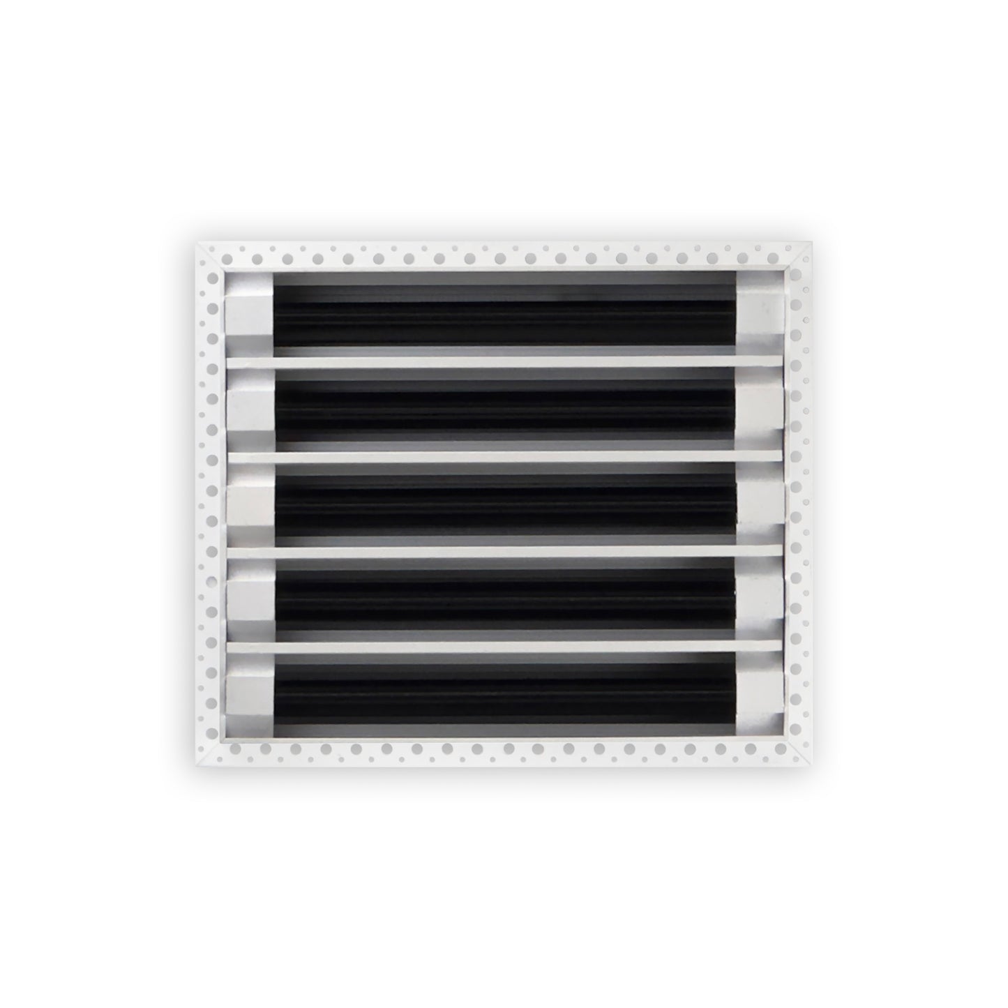 BUILDMART - 12x10 MUD-IN Air Vent Cover - Drywall MUD IN White Air Vent - MUD Linear Slot Diffuser - Register Grille for Ceiling and Walls - Texas Buildmart