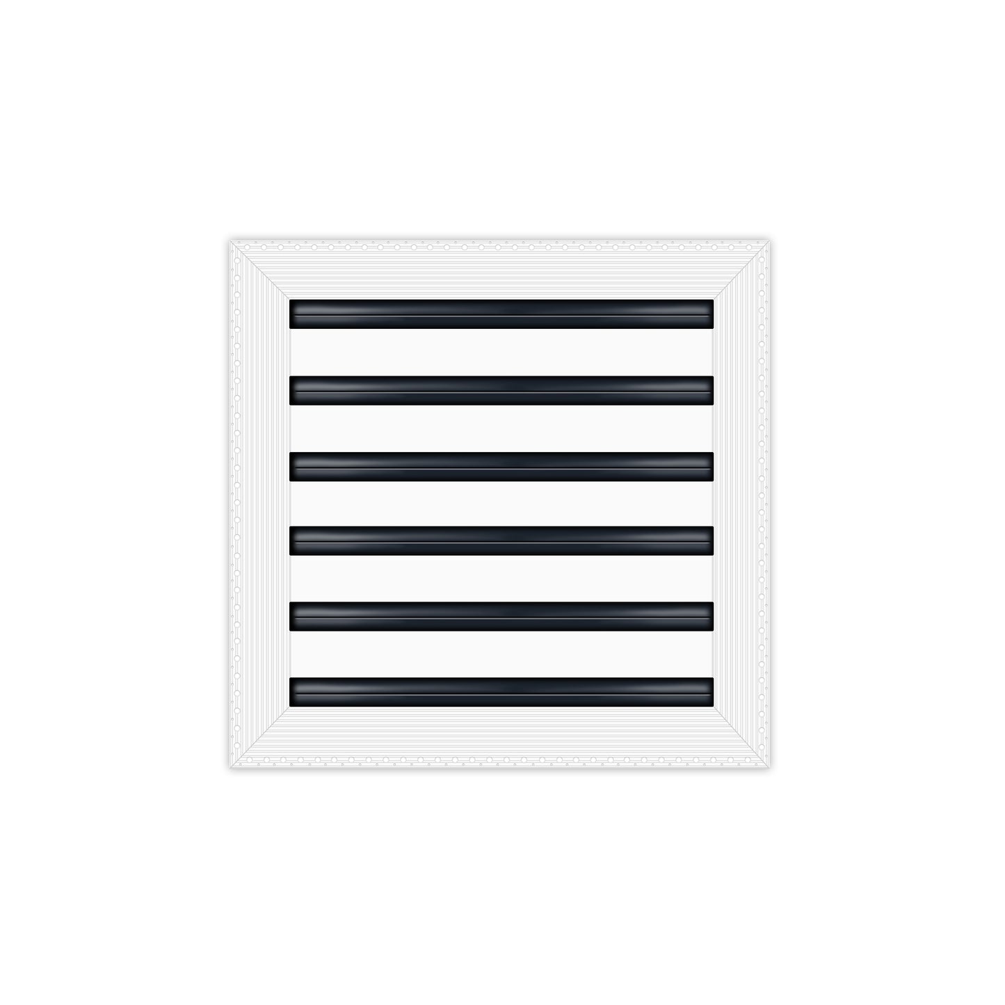 BUILDMART - 12x12 MUD-IN Air Vent Cover - Drywall MUD IN White Air Vent - MUD Linear Slot Diffuser - Register Grille for Ceiling and Walls - Texas Buildmart