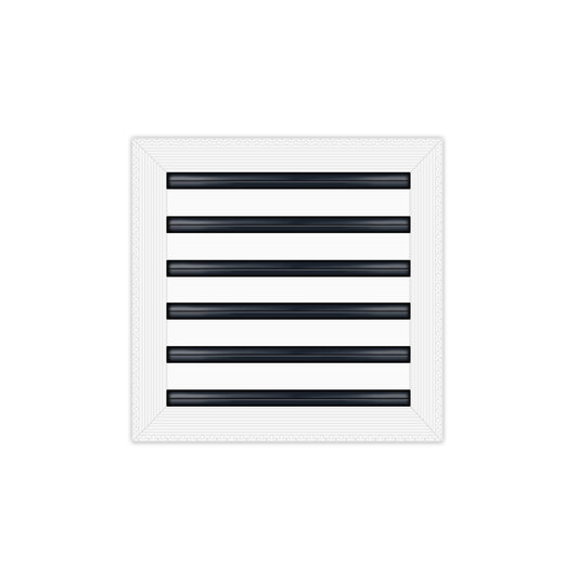 BUILDMART - 12x12 MUD-IN Air Vent Cover - Drywall MUD IN White Air Vent - MUD Linear Slot Diffuser - Register Grille for Ceiling and Walls - Texas Buildmart