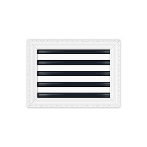 BUILDMART - 14x10 Mud In Air Vent Cover - Drywall Mud-in White Air Vent - Mud Linear Slot Diffuser - Register Grille for Ceiling and Walls - Texas Buildmart