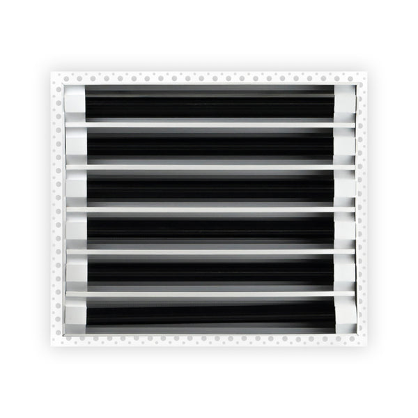 BUILDMART - 14x12 MUD-IN Air Vent Cover - Drywall MUD IN White Air Vent - MUD Linear Slot Diffuser - Register Grille for Ceiling and Walls - Texas Buildmart