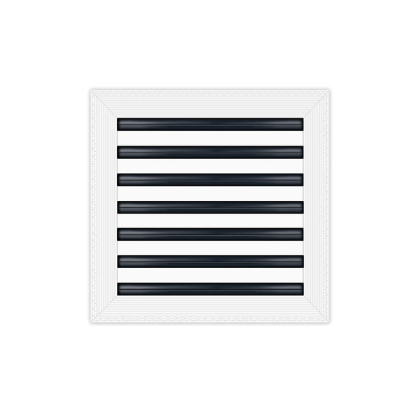 BUILDMART - 14x14 MUD-IN Air Vent Cover - Drywall MUD IN White Air Vent - MUD Linear Slot Diffuser - Register Grille for Ceiling and Walls - Texas Buildmart