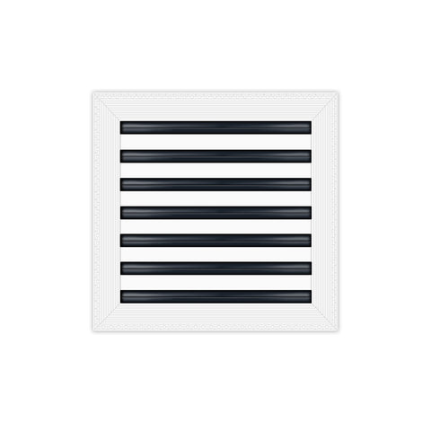 BUILDMART - 14x14 Mud In Air Vent Cover - Drywall Mud-in White Air Vent - Mud Linear Slot Diffuser - Register Grille for Ceiling and Walls - Texas Buildmart