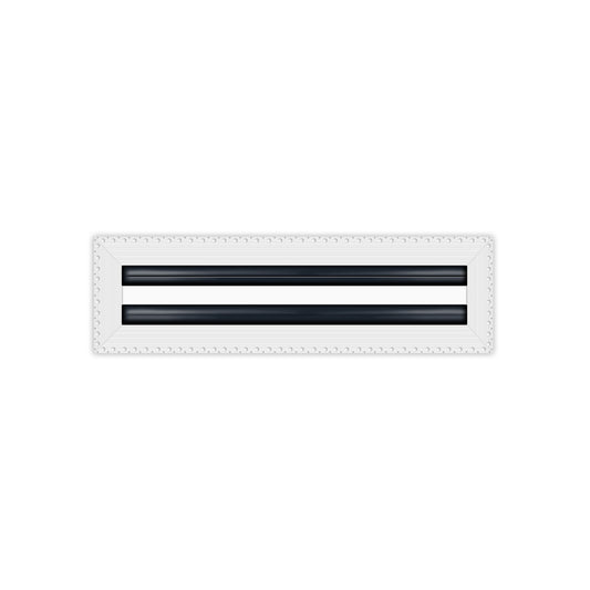 BUILDMART - 14x4 MUD-IN Air Vent Cover - Drywall MUD IN White Air Vent - MUD Linear Slot Diffuser - Register Grille for Ceiling and Walls - Texas Buildmart