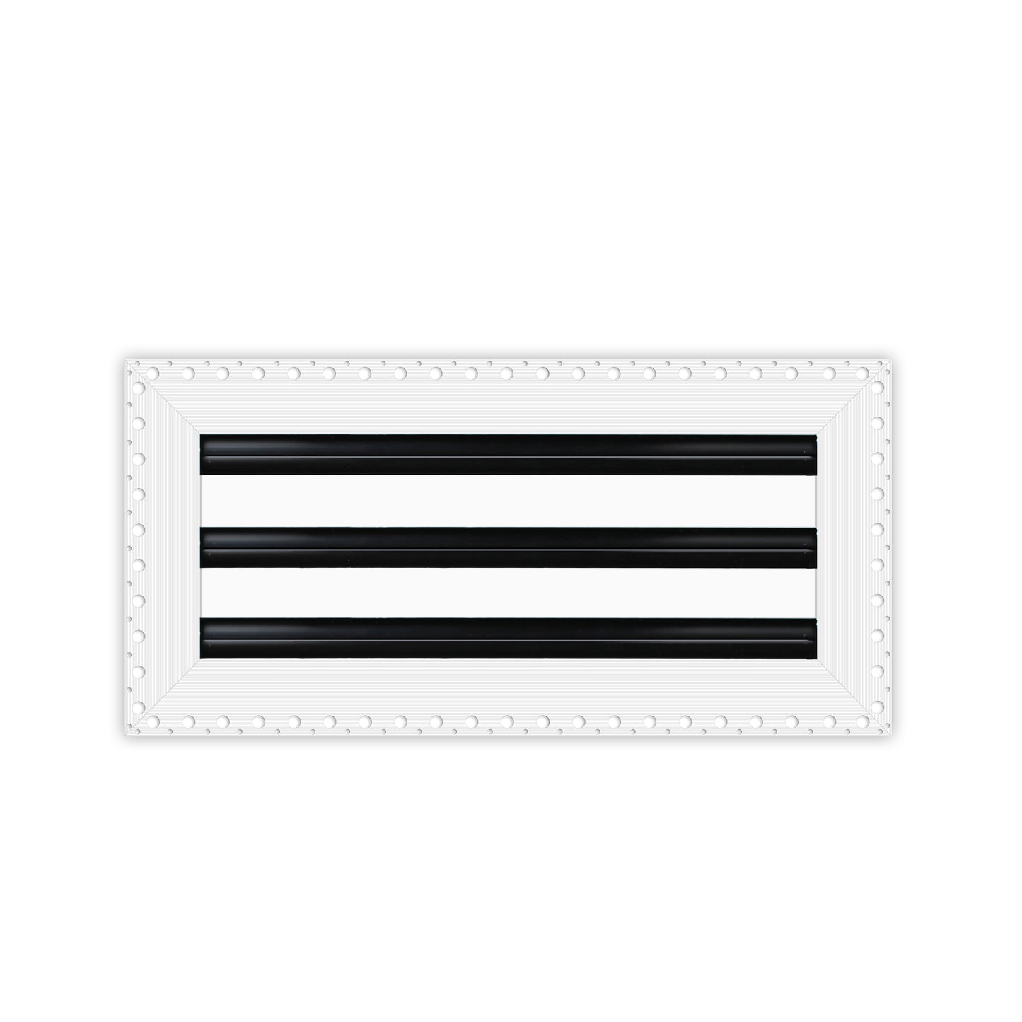 BUILDMART - 14x6 MUD-IN Air Vent Cover - Drywall MUD IN White Air Vent - MUD Linear Slot Diffuser - Register Grille for Ceiling and Walls - Texas Buildmart