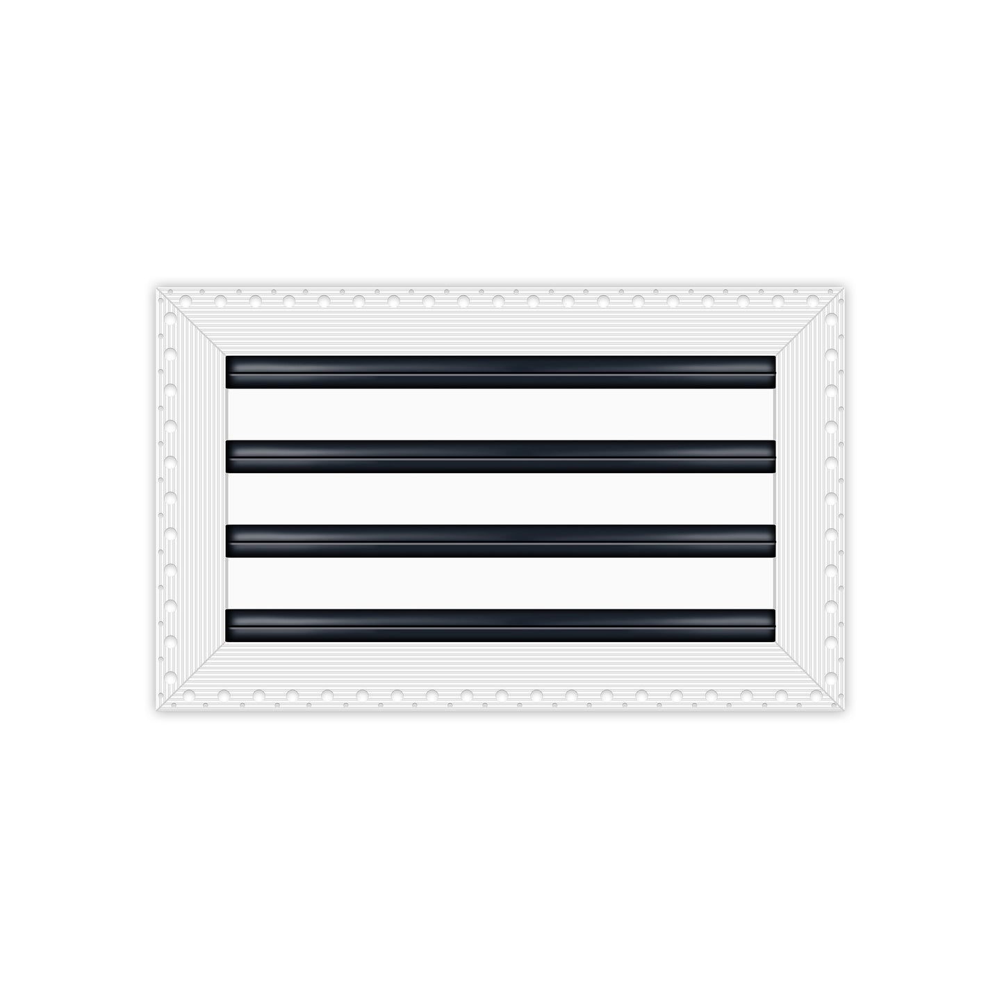 BUILDMART - 14x8 MUD-IN Air Vent Cover - Drywall MUD IN White Air Vent - MUD Linear Slot Diffuser - Register Grille for Ceiling and Walls - Texas Buildmart