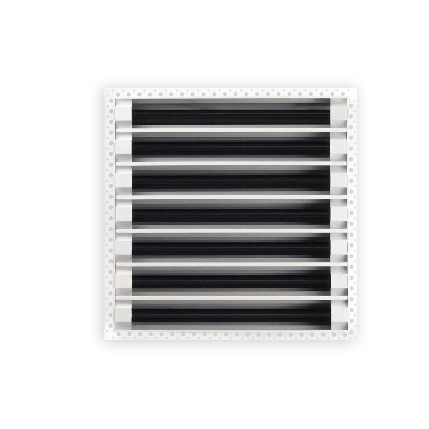 BUILDMART - 14x14 MUD-IN Air Vent Cover - Drywall MUD IN White Air Vent - MUD Linear Slot Diffuser - Register Grille for Ceiling and Walls - Texas Buildmart