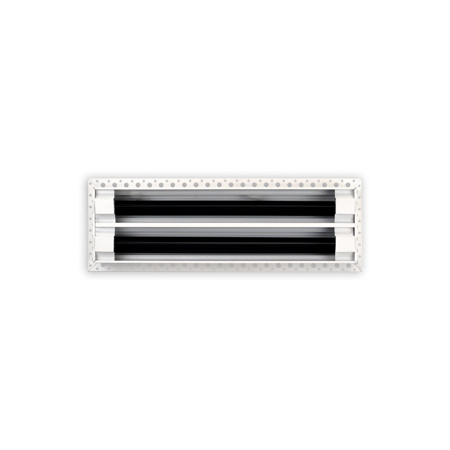 BUILDMART - 14x4 MUD-IN Air Vent Cover - Drywall MUD IN White Air Vent - MUD Linear Slot Diffuser - Register Grille for Ceiling and Walls - Texas Buildmart