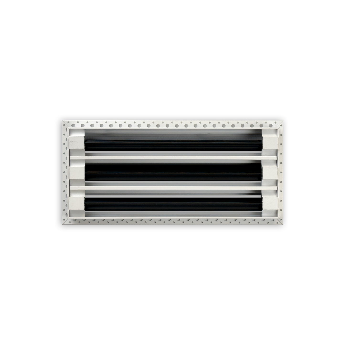 BUILDMART - 14x6 MUD-IN Air Vent Cover - Drywall MUD IN White Air Vent - MUD Linear Slot Diffuser - Register Grille for Ceiling and Walls - Texas Buildmart