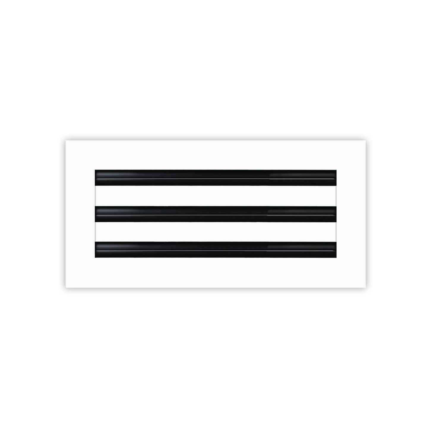 BUILDMART - 6x6 MUD-IN Air Vent Cover - Drywall MUD IN White Air Vent - MUD Linear Slot Diffuser - Register Grille for Ceiling and Walls - Texas Buildmart