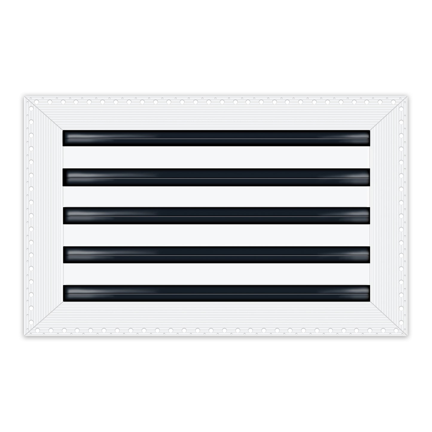 BUILDMART - 16x10 MUD-IN Air Vent Cover - Drywall MUD IN White Air Vent - MUD Linear Slot Diffuser - Register Grille for Ceiling and Walls - Texas Buildmart