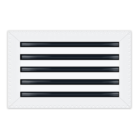 BUILDMART - 16x10 MUD-IN Air Vent Cover - Drywall MUD IN White Air Vent - MUD Linear Slot Diffuser - Register Grille for Ceiling and Walls - Texas Buildmart