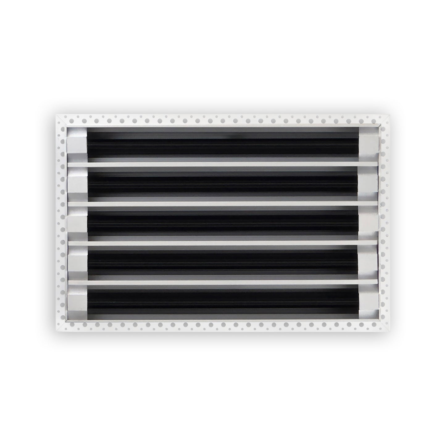 BUILDMART - 16x10 MUD-IN Air Vent Cover - Drywall MUD IN White Air Vent - MUD Linear Slot Diffuser - Register Grille for Ceiling and Walls - Texas Buildmart
