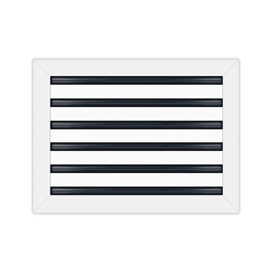 BUILDMART - 16x12 MUD-IN Air Vent Cover - Drywall MUD IN White Air Vent - MUD Linear Slot Diffuser - Register Grille for Ceiling and Walls - Texas Buildmart