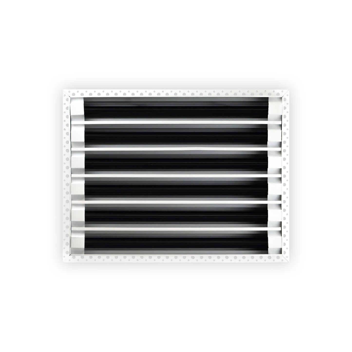 BUILDMART - 16x12 MUD-IN Air Vent Cover - Drywall MUD IN White Air Vent - MUD Linear Slot Diffuser - Register Grille for Ceiling and Walls - Texas Buildmart